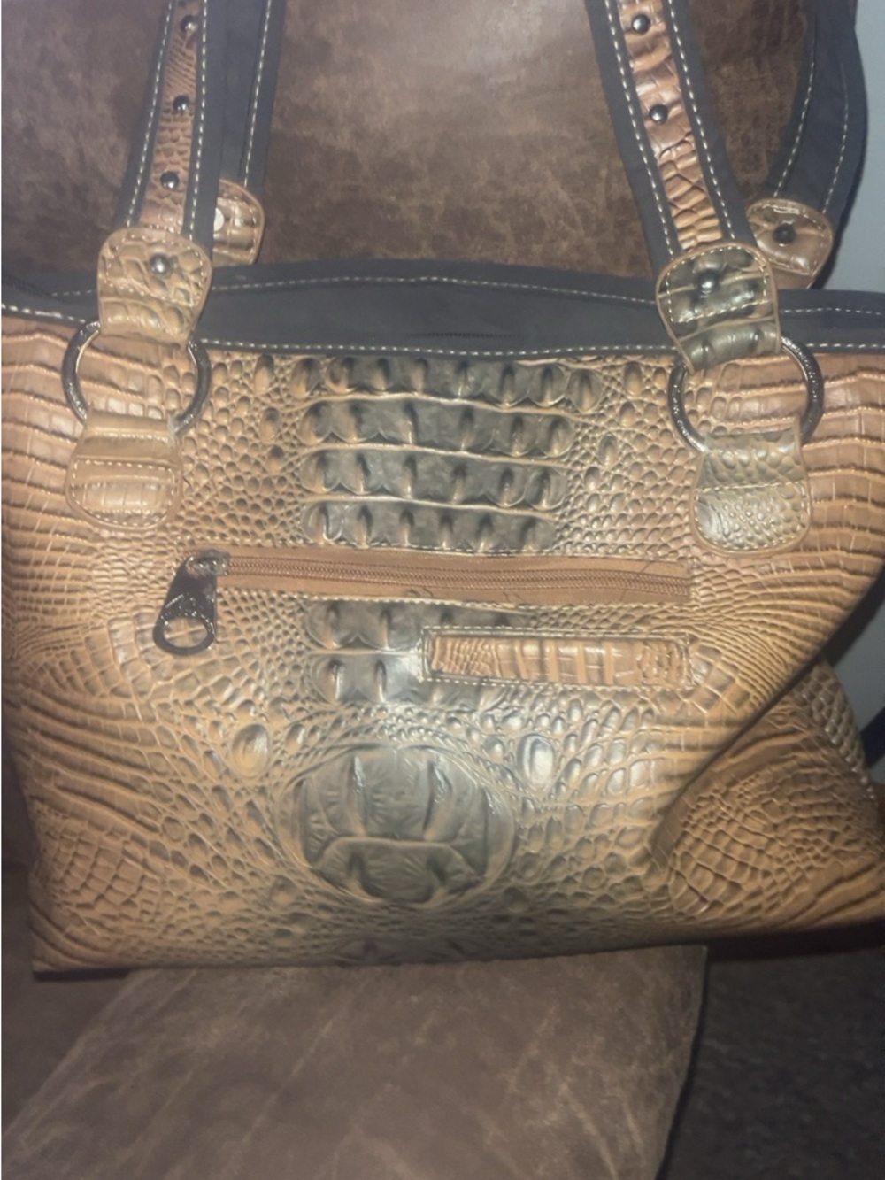 Montana West Croc-Embossed Tote Bag - Women